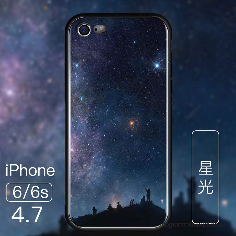 iPhone 6/6s Coque Protection Violet Verre Très Mince Nouveau