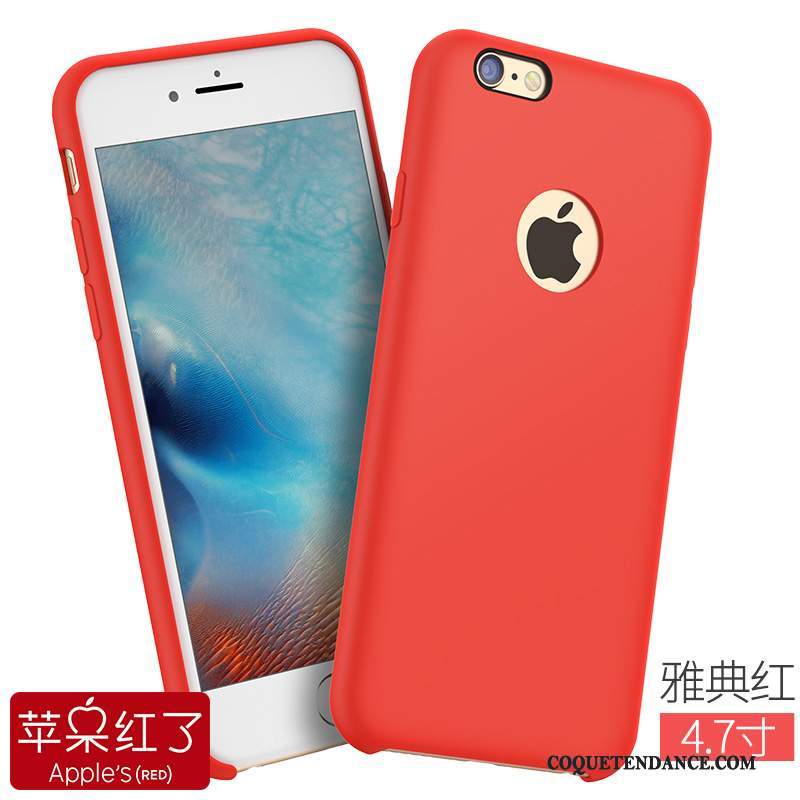 iPhone 6/6s Coque Rouge De Téléphone Modèle Bleu