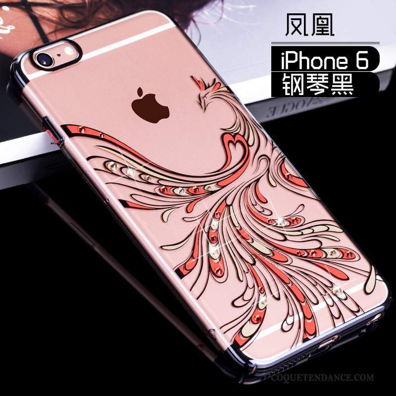 iPhone 6/6s Coque Rouge De Téléphone Étui Strass Tout Compris