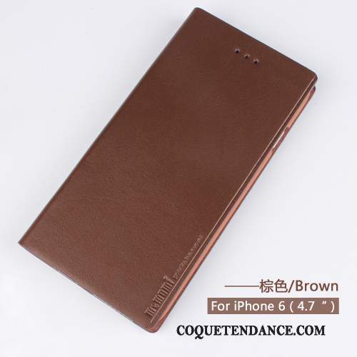 iPhone 6/6s Coque Rouge Personnalisé Protection Étui En Cuir Élégant