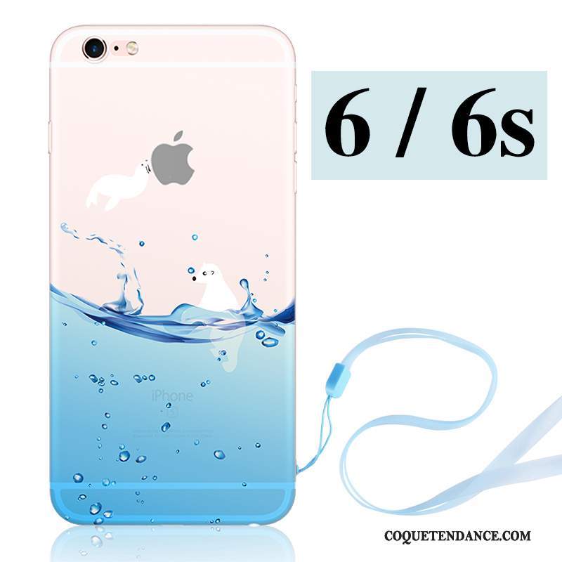 iPhone 6/6s Coque Silicone Nouveau Créatif De Téléphone Ornements Suspendus