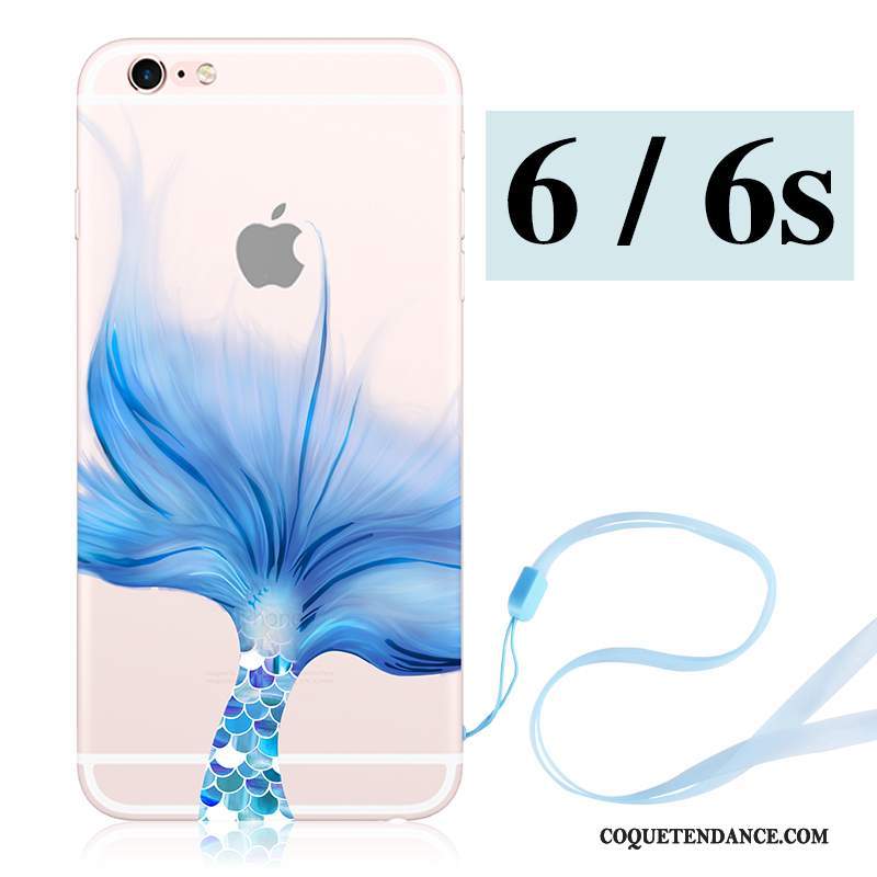 iPhone 6/6s Coque Silicone Nouveau Créatif De Téléphone Ornements Suspendus