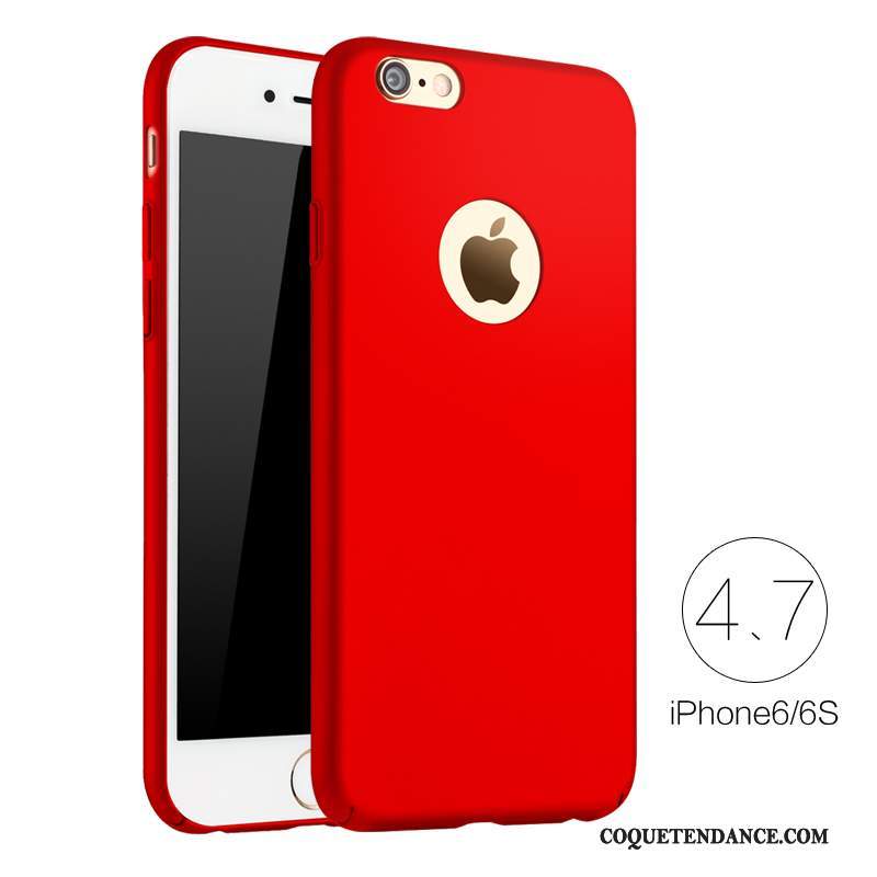 iPhone 6/6s Coque Support Difficile Très Mince Tout Compris Rouge