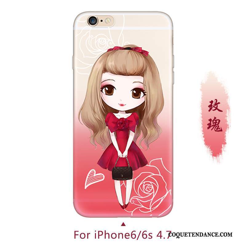 iPhone 6/6s Coque Tendance Protection Créatif Fluide Doux