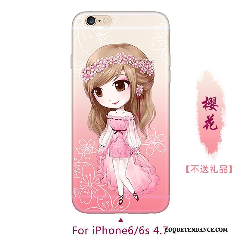 iPhone 6/6s Coque Tendance Protection Créatif Fluide Doux