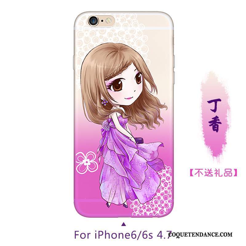 iPhone 6/6s Coque Tendance Protection Créatif Fluide Doux