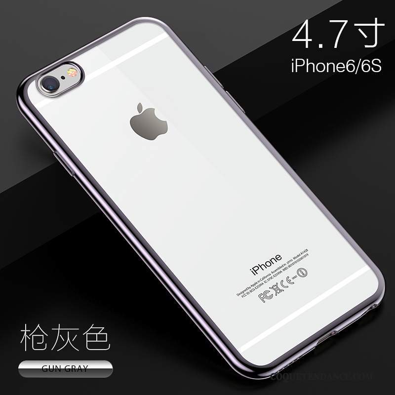 iPhone 6/6s Coque Transparent Silicone De Téléphone Tout Compris Très Mince