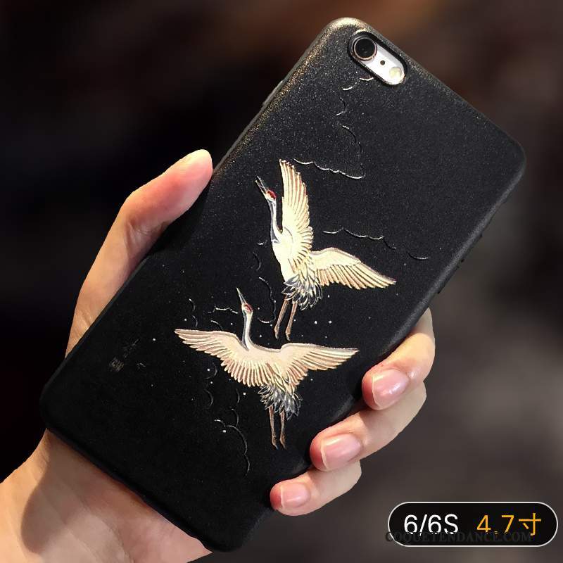 iPhone 6/6s Coque Très Mince Gaufrage Étui Incassable De Téléphone