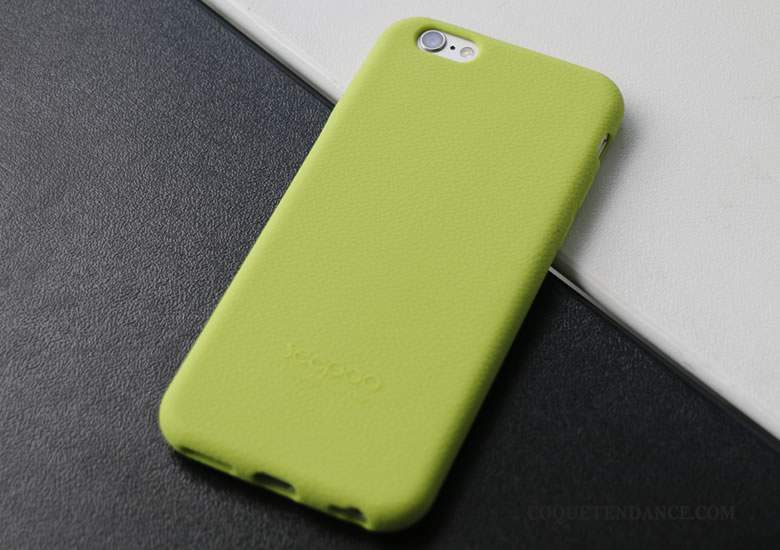 iPhone 6/6s Coque Vert Fluide Doux Tissu Incassable