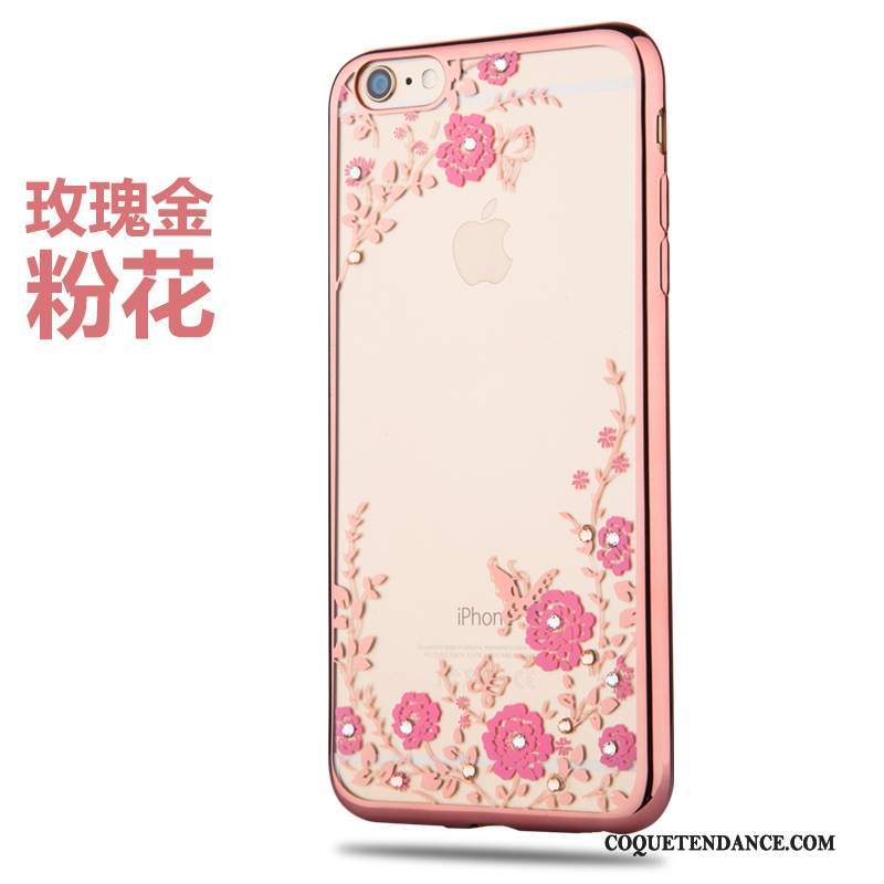 iPhone 6/6s Coque Étui Rose De Téléphone Protection Anneau