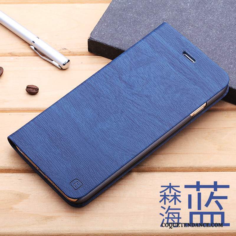 iPhone 6/6s Coque Étui Tendance Protection Étui En Cuir Bleu