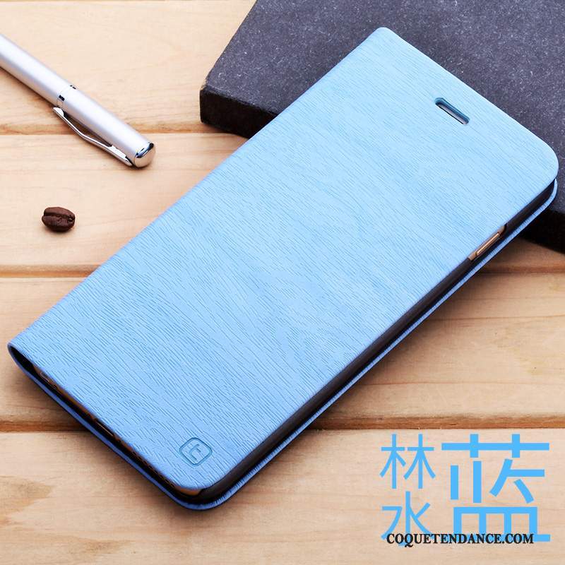 iPhone 6/6s Coque Étui Tendance Protection Étui En Cuir Bleu