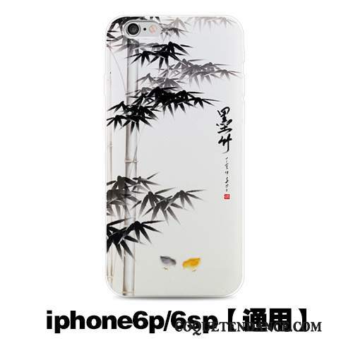 iPhone 6/6s Plus Coque Créatif De Téléphone Fluide Doux Incassable Blanc