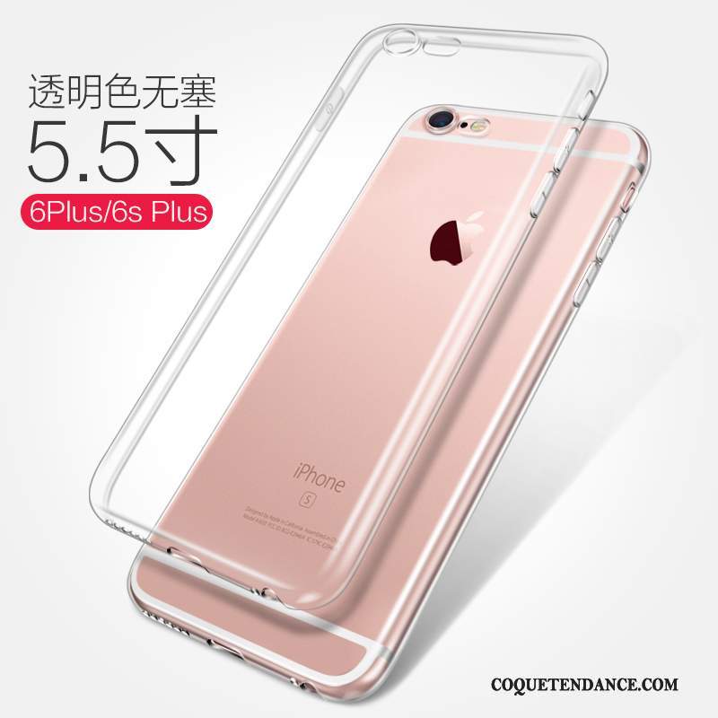iPhone 6/6s Plus Coque De Téléphone Blanc Incassable Silicone Fluide Doux