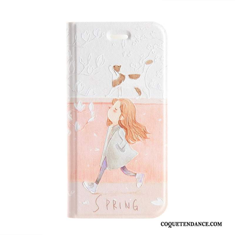 iPhone 6/6s Plus Coque Dessin Animé Étui En Cuir Gaufrage Tendance Protection