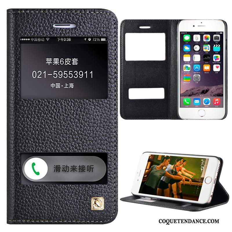 iPhone 6/6s Plus Coque Housse Étui Étui En Cuir Protection De Téléphone