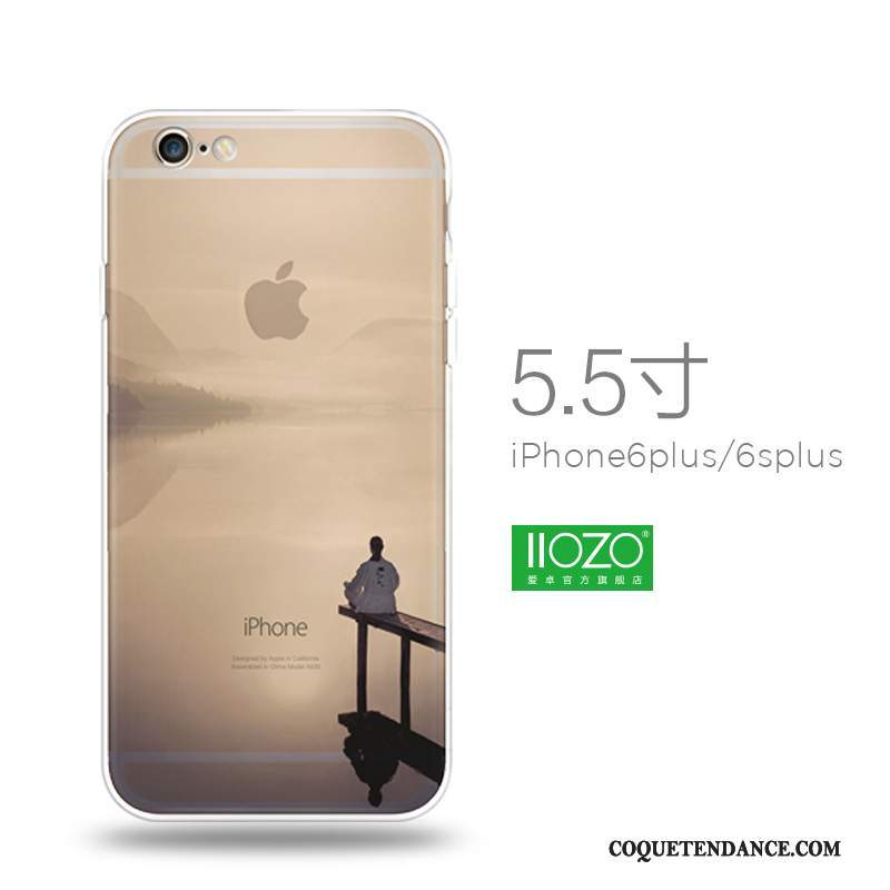 iPhone 6/6s Plus Coque Luxe Étui Style Chinois Simple Incassable