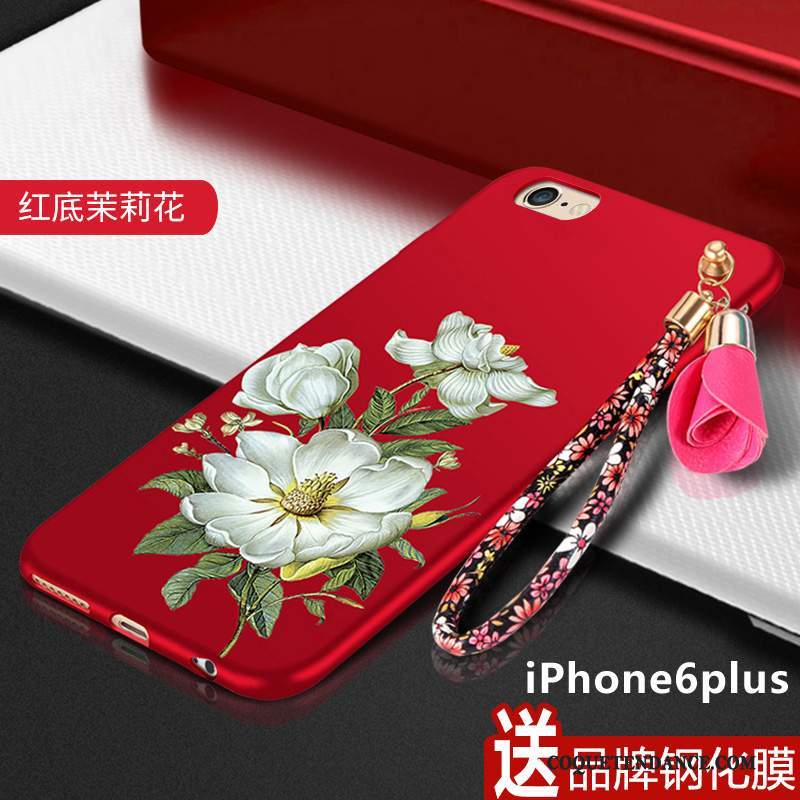 iPhone 6/6s Plus Coque Personnalité Protection Charmant Rouge De Téléphone