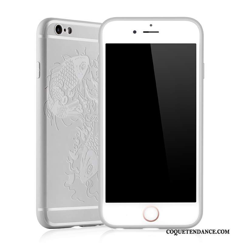 iPhone 6/6s Plus Coque Protection Rouge Incassable Silicone Tendance