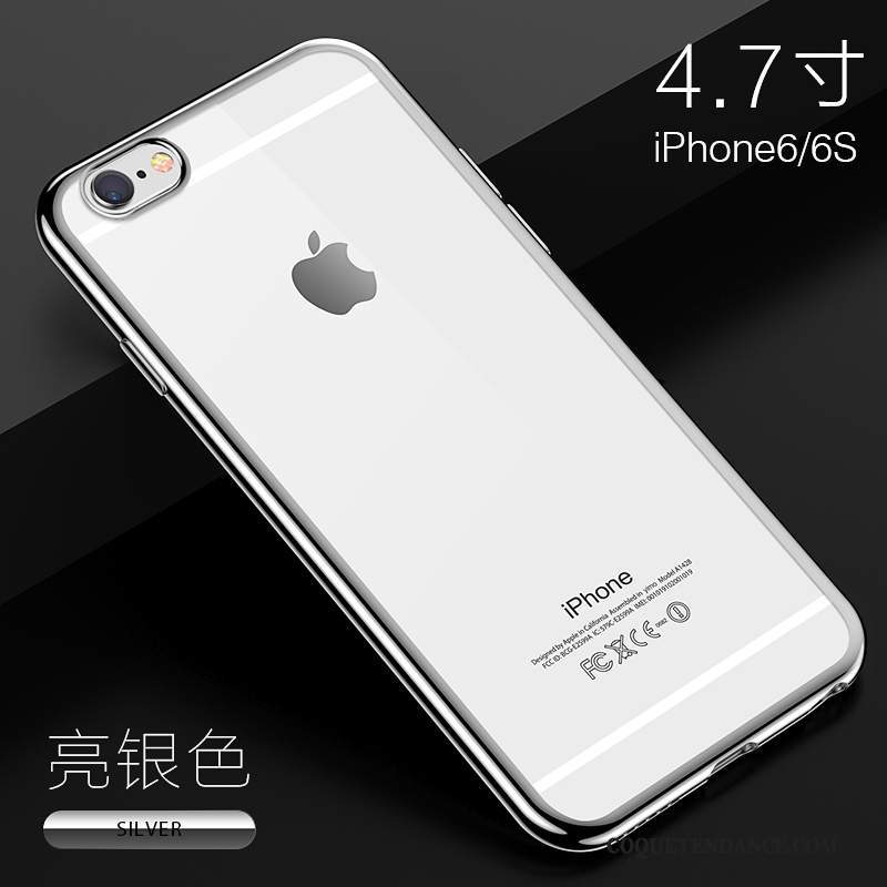 iPhone 6/6s Plus Coque Silicone Très Mince Étui Rose Tendance