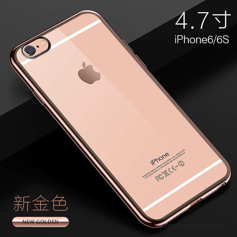 iPhone 6/6s Plus Coque Silicone Très Mince Étui Rose Tendance