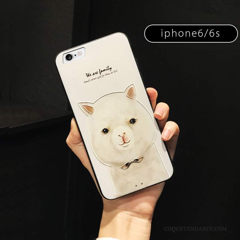 iPhone 6/6s Plus Coque Tout Compris Rouge Incassable Dessin Animé Nouveau