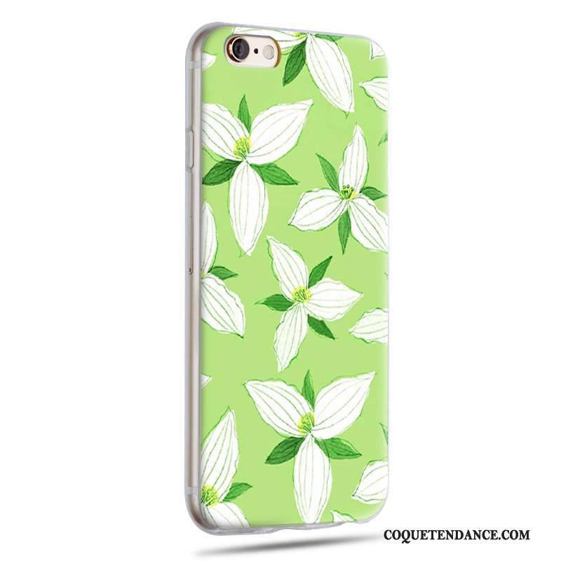 iPhone 6/6s Plus Coque Vert Protection Silicone Fluide Doux Étui