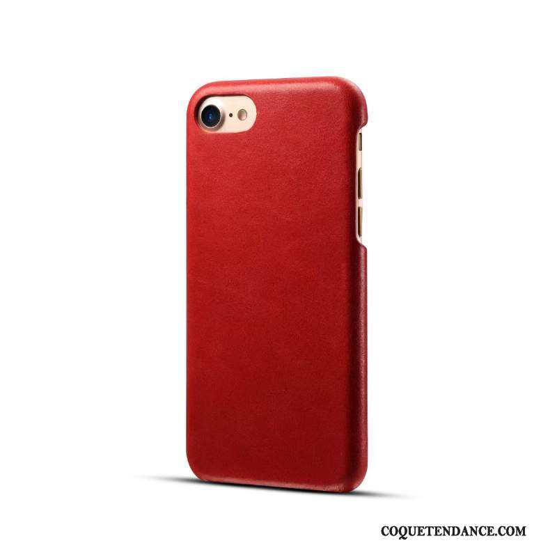 iPhone 7 Coque Business Incassable Cuir Véritable Multicolore De Téléphone
