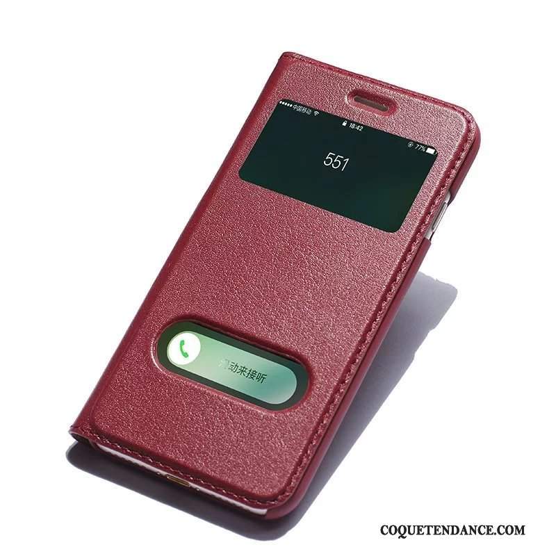 iPhone 7 Coque Nouveau Étui Protection Incassable Vin Rouge