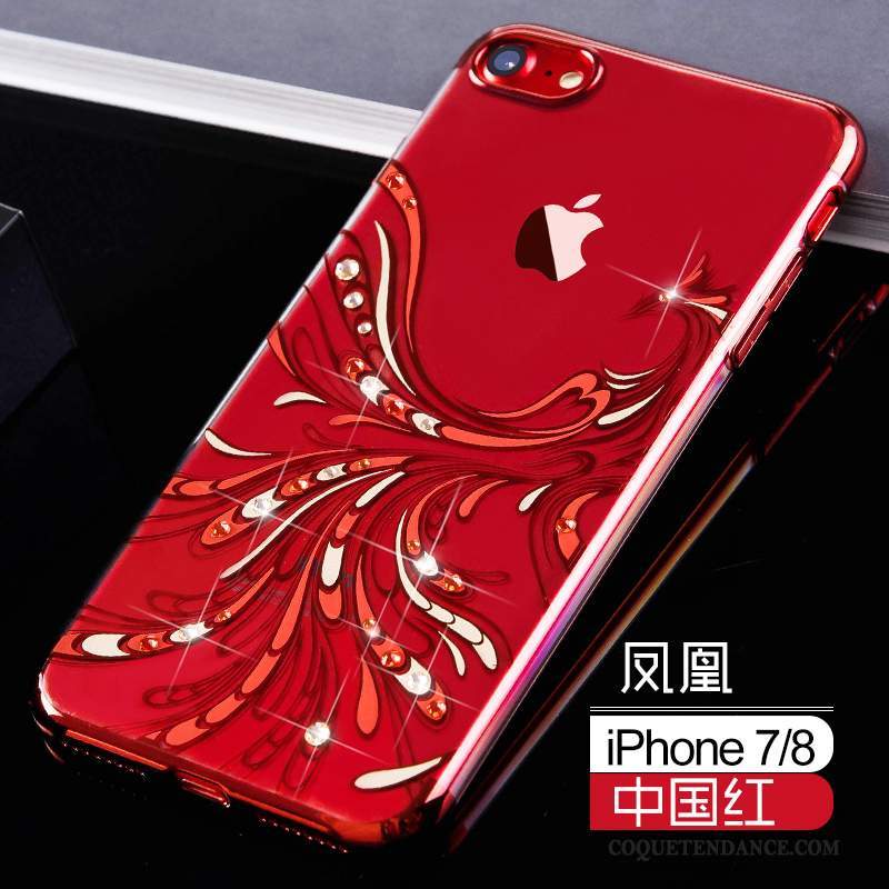 iPhone 7 Coque Tout Compris Incassable De Téléphone Étui Rouge