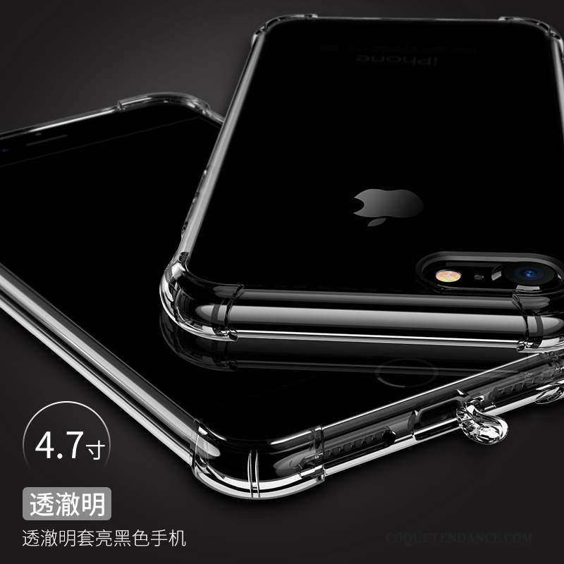 iPhone 7 Coque Étui Ballon Incassable Silicone Transparent