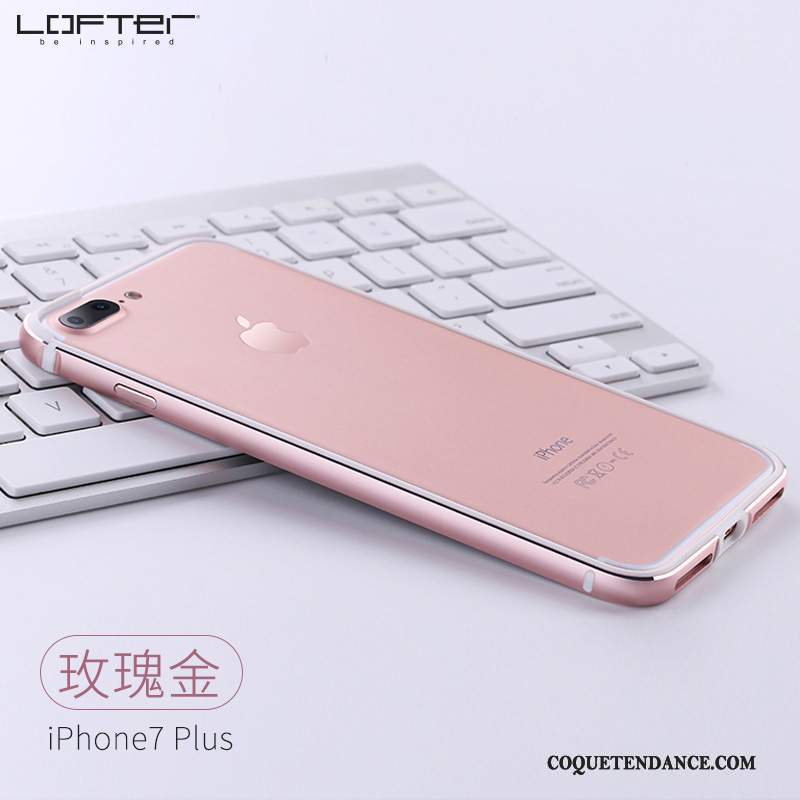 iPhone 7 Plus Coque Créatif Rouge Métal Silicone De Téléphone