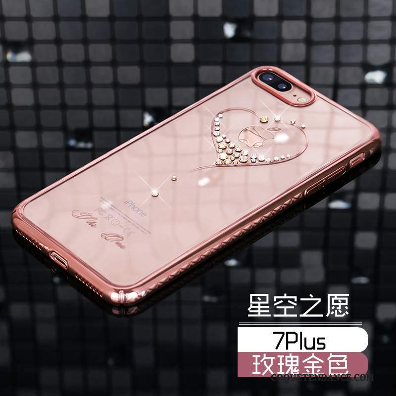iPhone 7 Plus Coque Difficile Rose Nouveau Étui De Téléphone