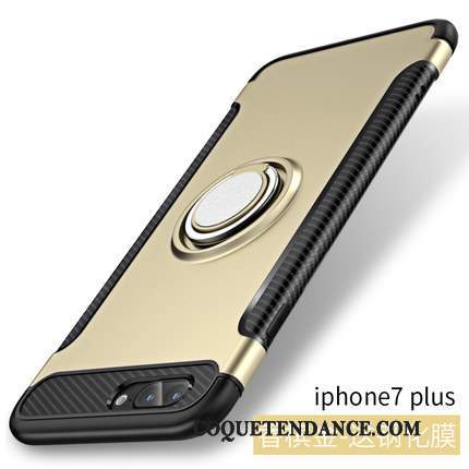 iPhone 7 Plus Coque Étui Bleu Incassable Anneau Nouveau