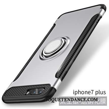 iPhone 7 Plus Coque Étui Bleu Incassable Anneau Nouveau