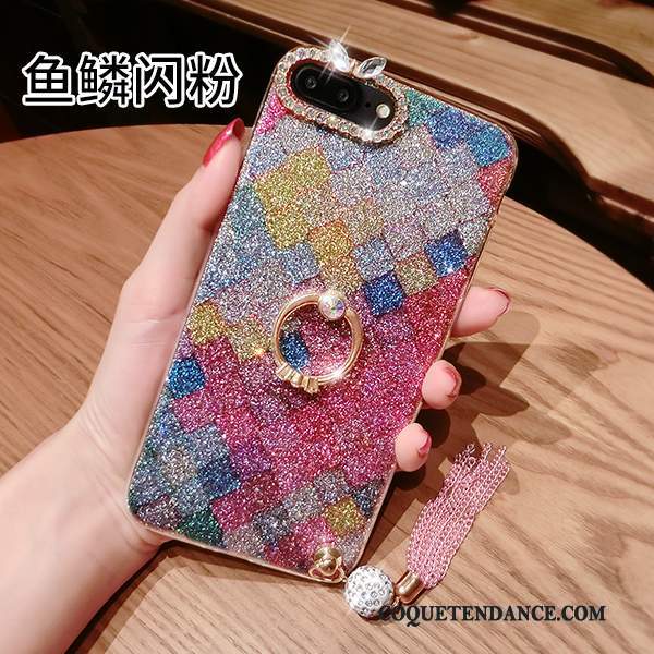 iPhone 8 Coque De Téléphone Incassable Multicolore Marque De Tendance Rose