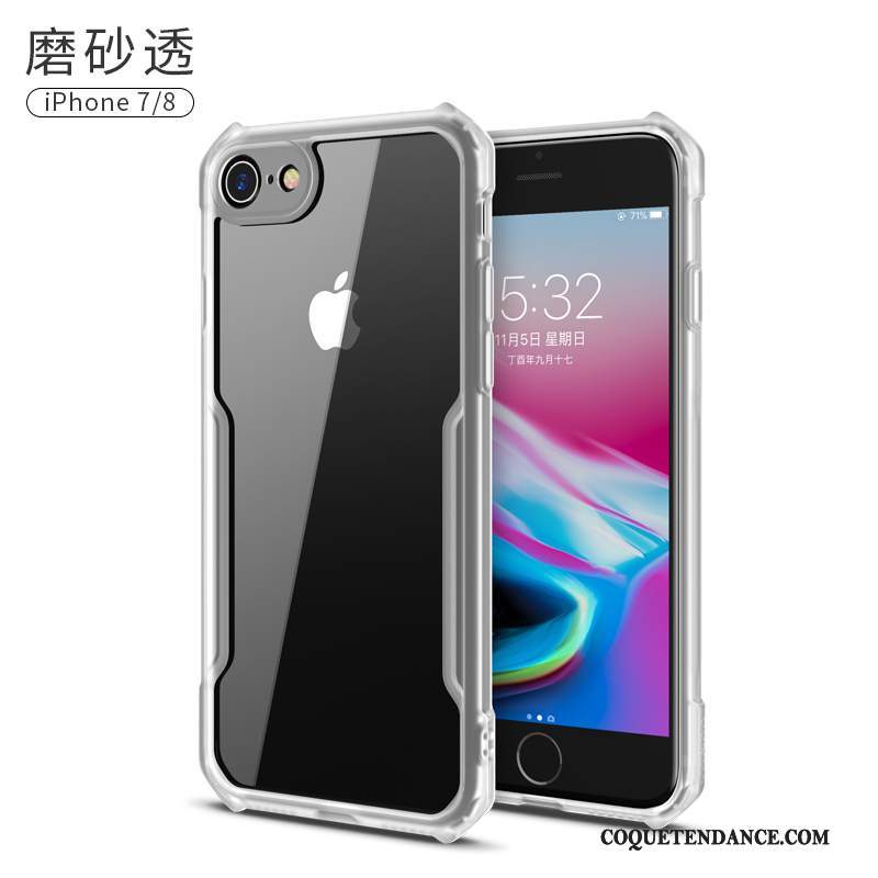 iPhone 8 Coque De Téléphone Silicone Transparent Fluide Doux Incassable