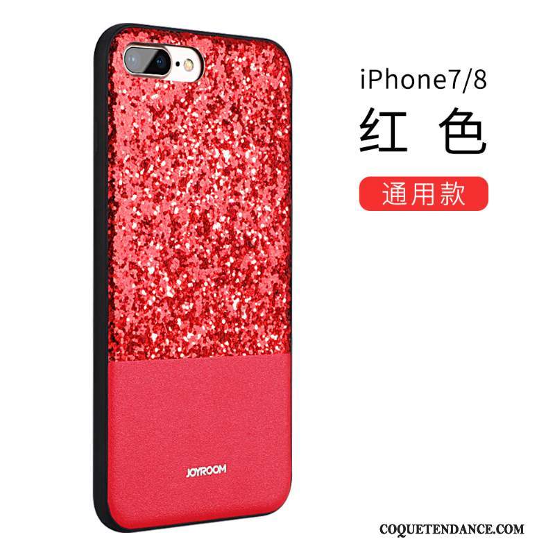 iPhone 8 Coque Incassable Tendance Rouge Créatif Protection