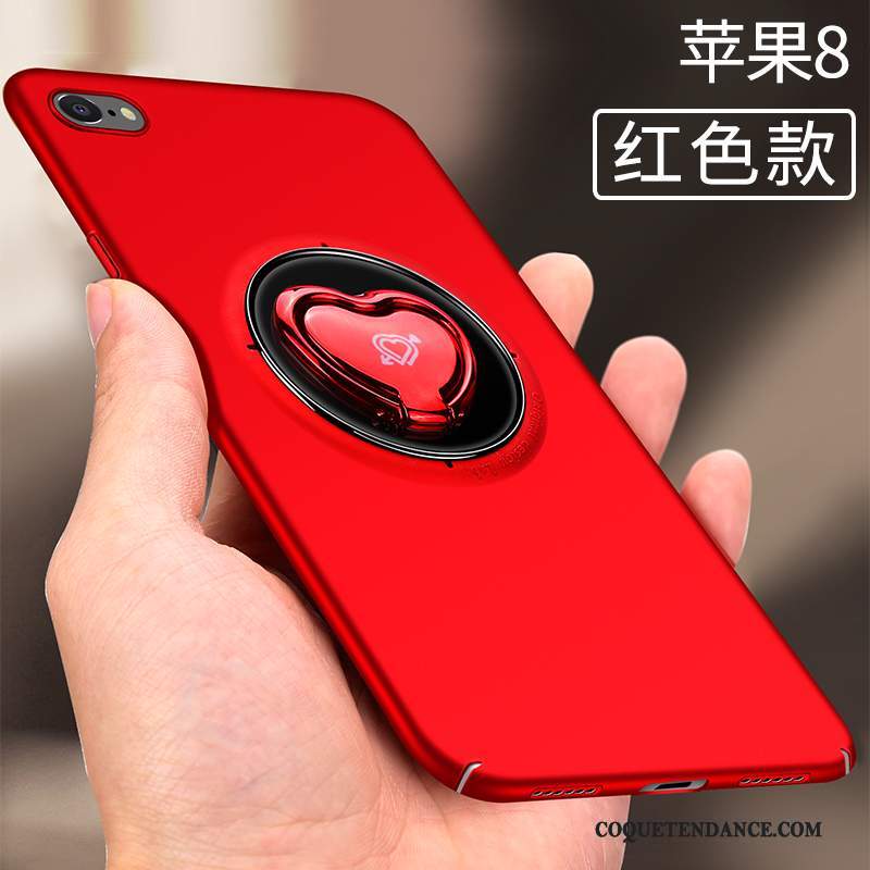 iPhone 8 Coque Rouge Personnalité Tout Compris De Téléphone Étui