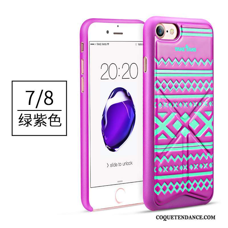 iPhone 8 Coque Étui Violet Incassable De Téléphone