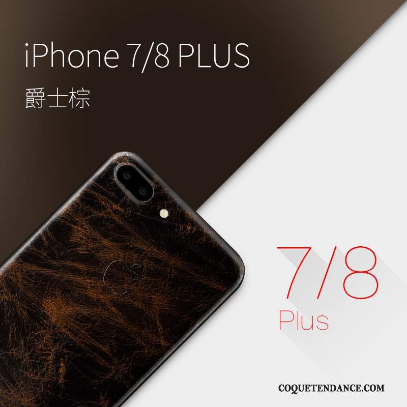 iPhone 8 Plus Coque Créatif Étui De Téléphone Jaune Luxe