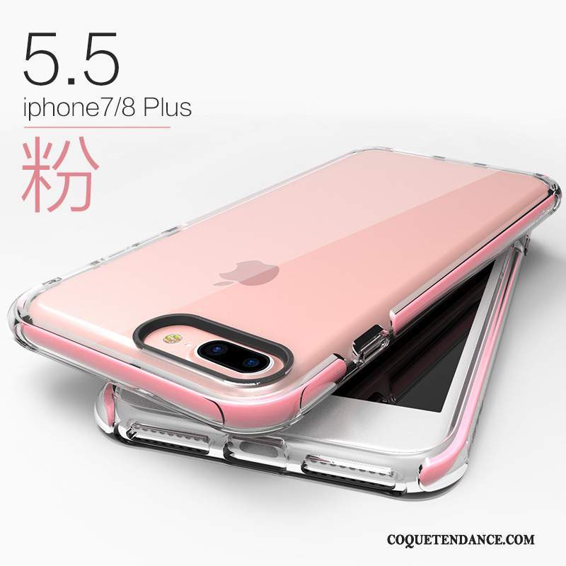 iPhone 8 Plus Coque De Téléphone Transparent Étui Tout Compris Incassable