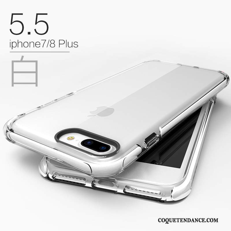 iPhone 8 Plus Coque De Téléphone Transparent Étui Tout Compris Incassable