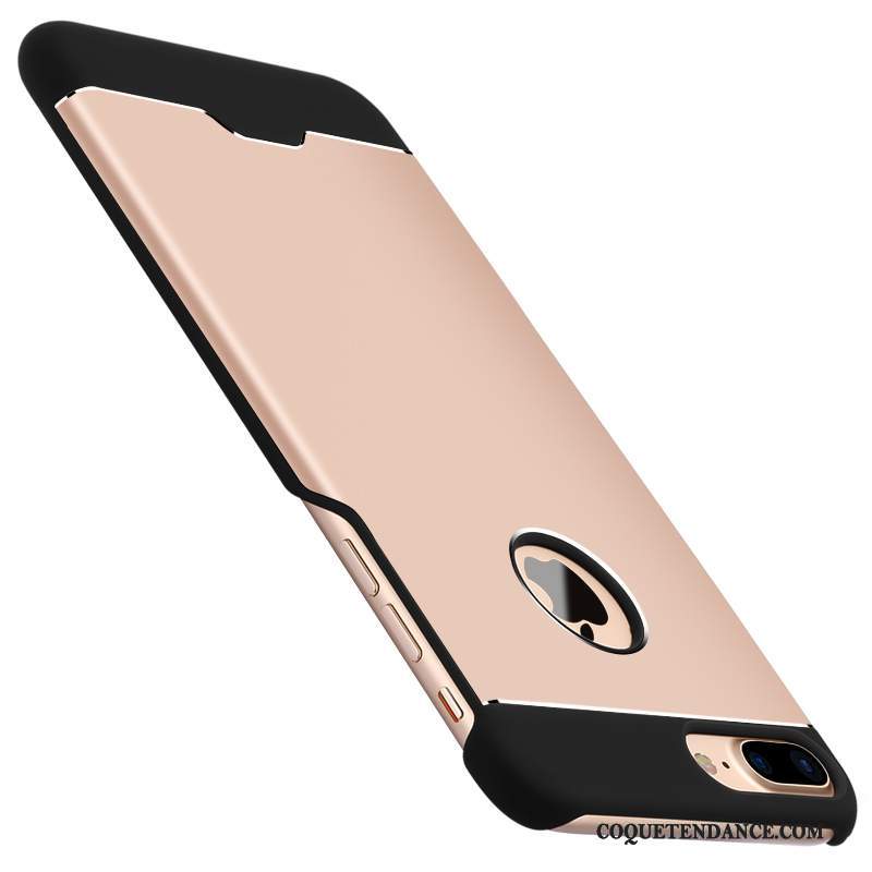 iPhone 8 Plus Coque Métal Difficile Couvercle Arrière Business Rouge