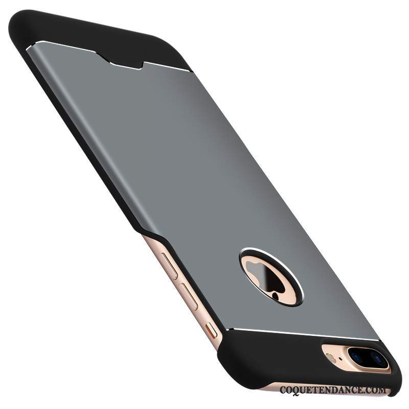 iPhone 8 Plus Coque Métal Difficile Couvercle Arrière Business Rouge