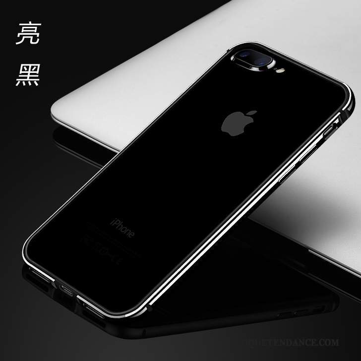 iPhone 8 Plus Coque Silicone Ornements Suspendus Nouveau Or Métal