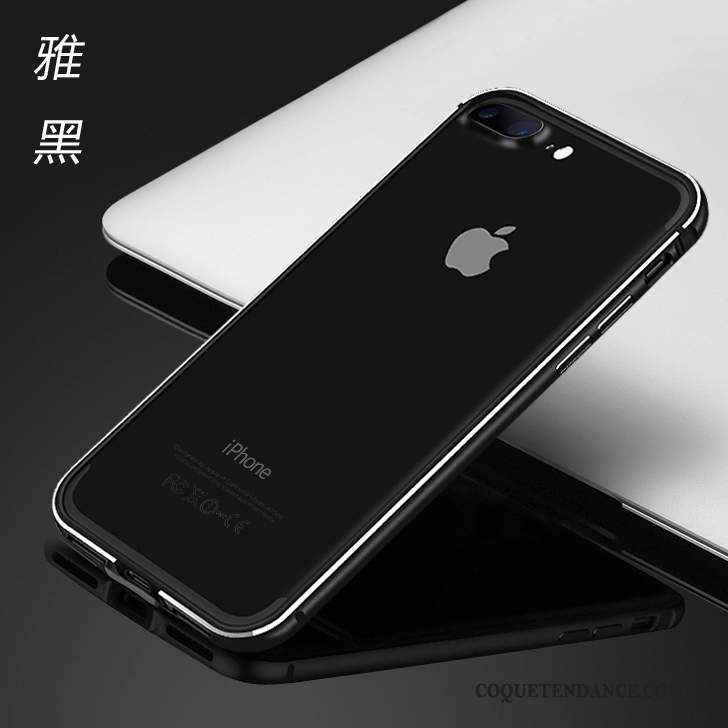 iPhone 8 Plus Coque Silicone Ornements Suspendus Nouveau Or Métal