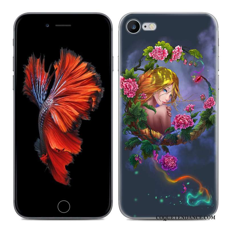 iPhone Se 2020 Coque Peinture Fluide Doux Constellation De Téléphone Étui
