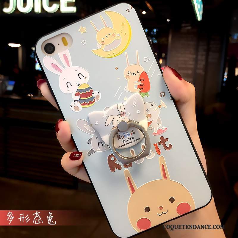 iPhone Se Coque Dessin Animé Silicone Charmant Multicolore Protection