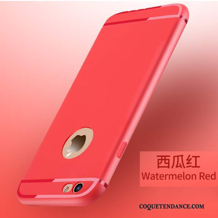 iPhone Se Coque Rose Incassable Simple Silicone Fluide Doux